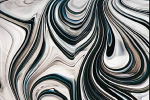 SPECTRUM-Glas in schwarz weissopal,baroque,