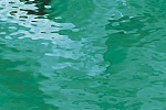 523-2W-F Teal Green Waterglass,