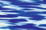 Spirit Elfenbein und blau, getupft auf klar,