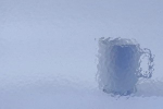 118,corella Ornamentglas hell-blau,