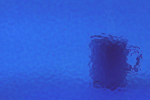 243,corella Ornamentglas mittelblau
