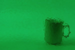 319,corella,Ornamentglas,grün,