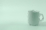 322 corella Ornamentglas blassblaugrün