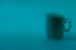 364 corella Ornamentglas Teal