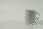 555 ,English Muffle Ornamentglas grau