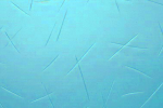 Gussantikglas türkisblau