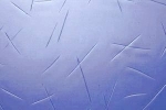 Gussantikglas blau