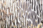 Ornamentglas Wasserwellen