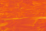 Tiffanyglas in orange marmoriert
