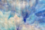 kobaltblau,kupferblau soft mottles tiffanyglas,