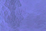 Tischkathedralglas blauviolett