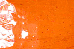 Tischkathedralglas orange